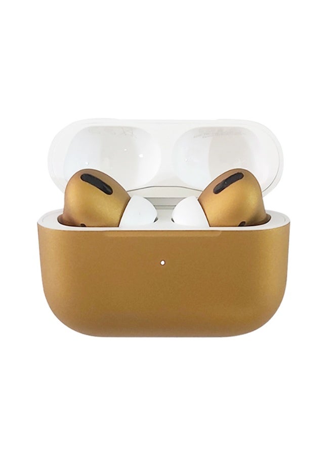 Craft Merlin Craft Customized Apple AirPods Pro 3 – Metallic Gold Hand-Painted Finish, Personalized Wireless Earbuds, Luxury Shine Gift (Metallic Gold) - Image 1