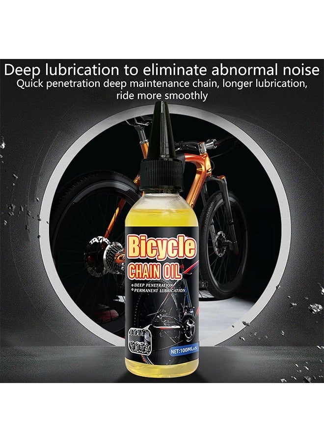 100ML All Purpose Bicycle Chain Oil Bike Bearing Chain Hub Lubricants Repair Lube Rust Prevention Also Works For Mechanic Tools Sewing Machine Automotive Accessories Home Appliances - Image 4