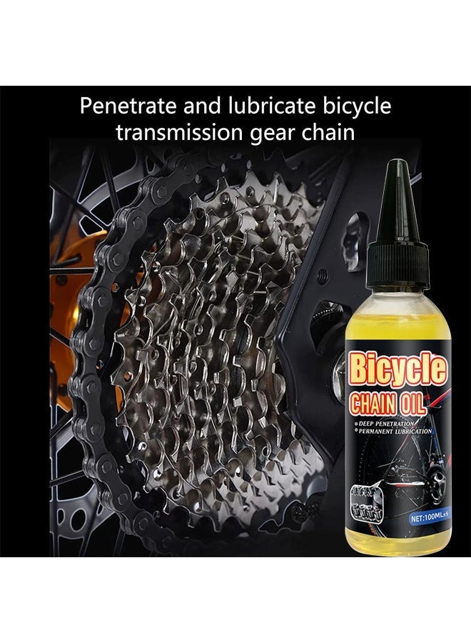 100ML All Purpose Bicycle Chain Oil Bike Bearing Chain Hub Lubricants Repair Lube Rust Prevention Also Works For Mechanic Tools Sewing Machine Automotive Accessories Home Appliances - Image 3