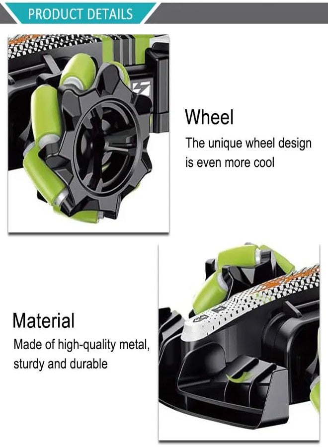 Jack Royal Remote Control Drift Car 4WD 360° Rotating RC Race Sport Stunt Car, High Speed Form 1 Model Toy Birthday Gifts for Kids Boys (Green) - Image 4