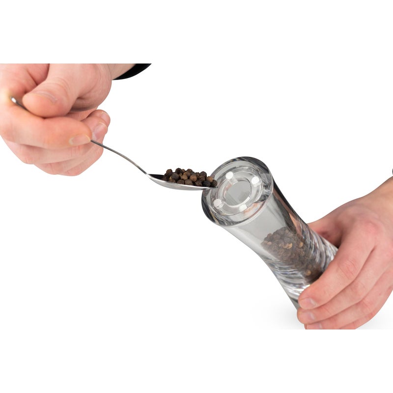 Peugeot 25441 Daman U'Select Shaftless 8.25 Inch Pepper Mill, Stainless Steel - Image 4