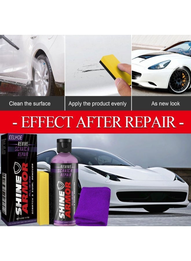 EELHOE Car Scratch Repair Fluid – Scratch Remover & Polish for Paint Restoration, Scratch-Free Formula - Image 3