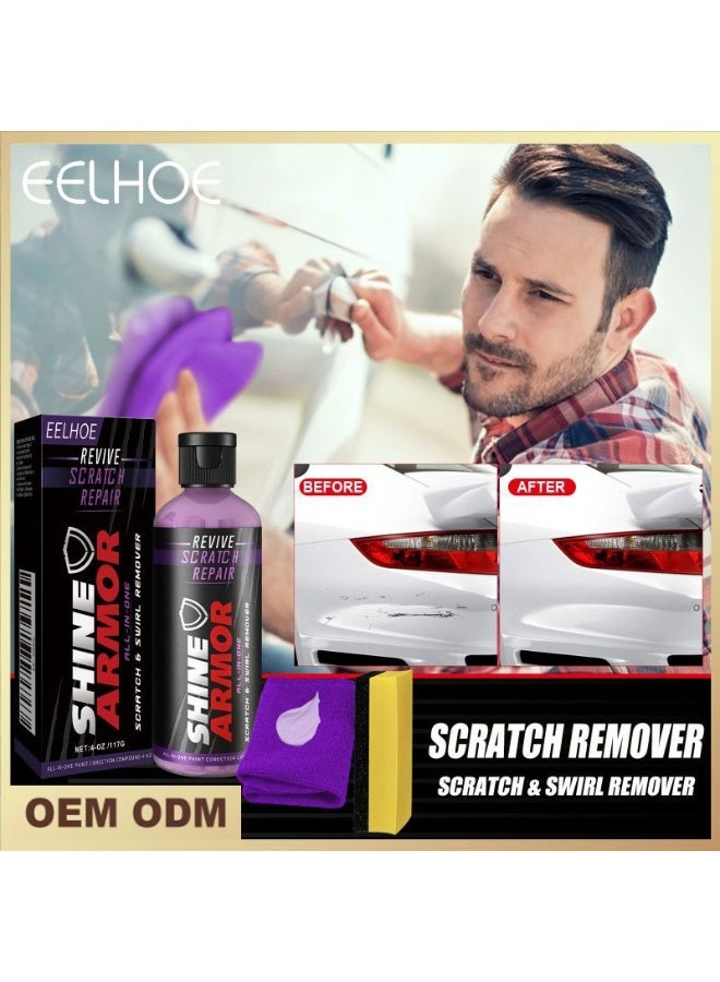 EELHOE Car Scratch Repair Fluid – Scratch Remover & Polish for Paint Restoration, Scratch-Free Formula - Image 2