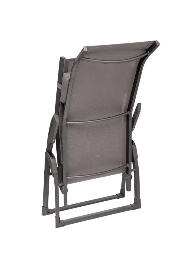 Hesperide Decima Foldable Adjustable Sun Lounger Hazelnut and Praline 91 x 63 x 168 cm 165852B - Image 5