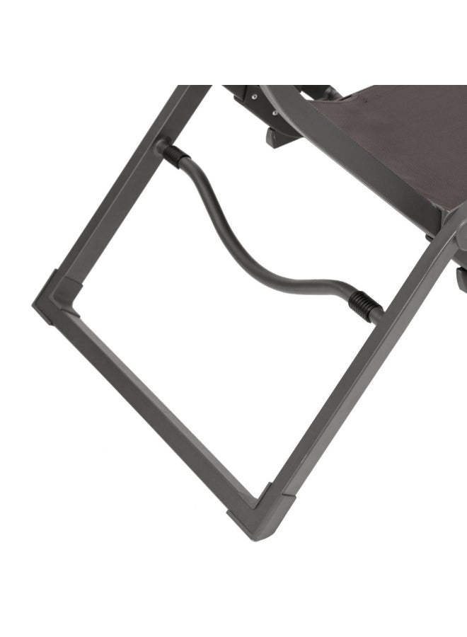 Hesperide Decima Foldable Adjustable Sun Lounger Hazelnut and Praline 91 x 63 x 168 cm 165852B - Image 4
