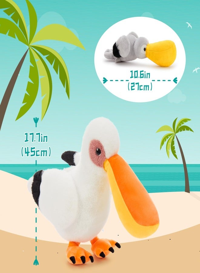 MorisMos Pelican Stuffed Animal with Baby Inside, 4Pcs Pelican Plush Toys 17.5 Inches Gift for Kids Birthday Christmas - Image 3