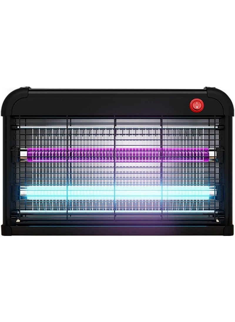 Rubik Electric Bug Zapper, 20W UV & LED Light Flying Insect Pest Mosquito Killer for Home Office & Commercial Indoor Use (Size, 39x27cm) Black  - Image 1