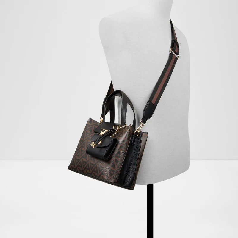ALDO  CALIORA Monogram Patterned Satchel Bag for Women | Best Price UAE