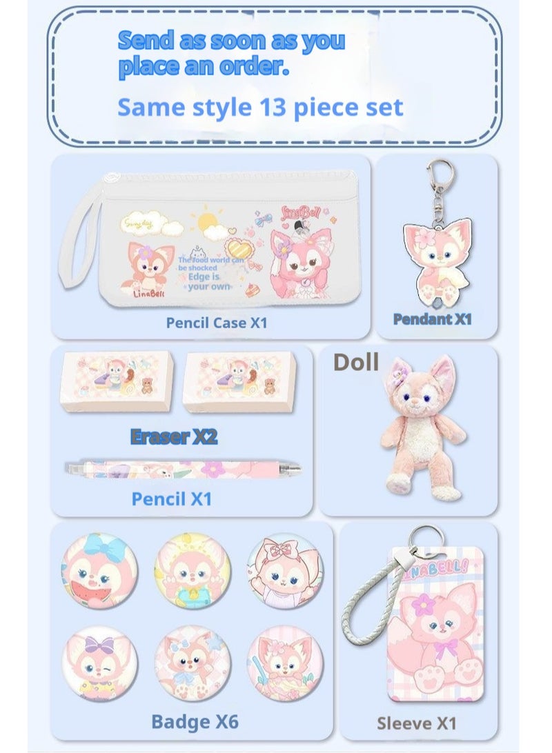 general 14-Piece Cartoon Lina Bell Backpack Set - Image 2