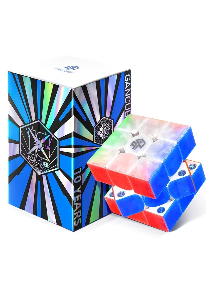 GANCUBE GAN 356 ME UV (10th Anniversary Special Edition) Magnetic 3x3 Speed Cube  - Image 1