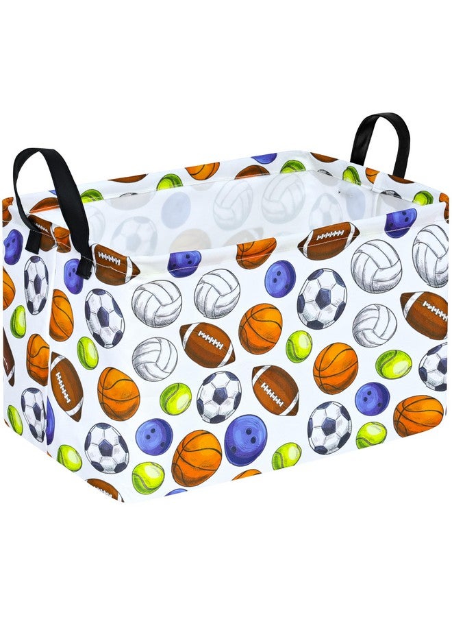 ACMUUNI Rectangular Storage Box - Laundry Hamper with Handles, Kids Toy Storage Bins, Gift Basket - Image 1