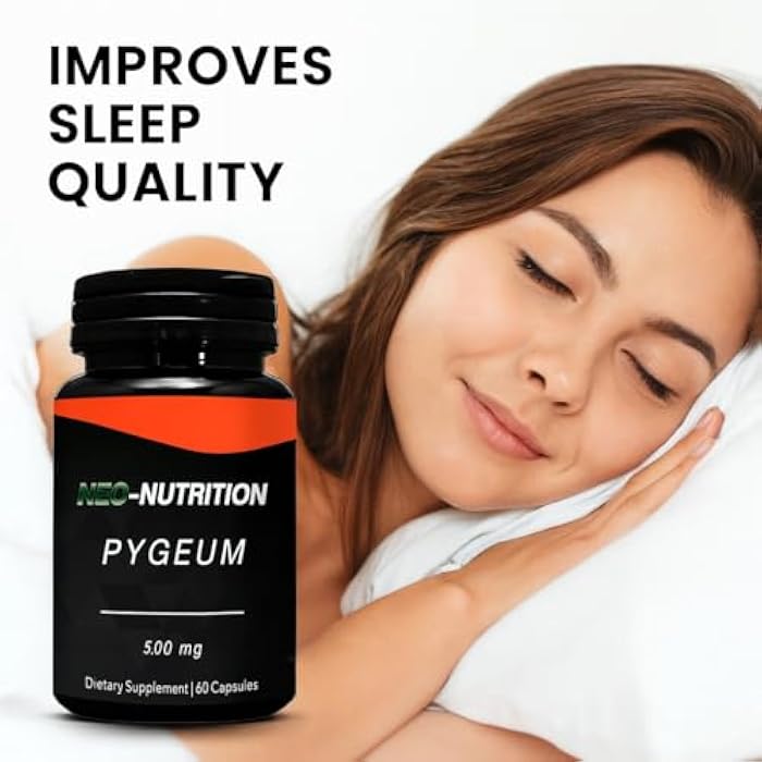 PYGEUM 500mg Herbal Supplement, Men's Health Supplement,AFRICANUM BARK Prostate Health Urinary Flow Drive Sleep Hair Loss - Image 5