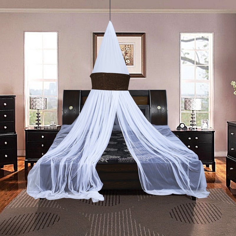 Creative Textiles Portable Polyester Mosquito Net for Double Bed Home & Travel, Lightweight Pop-Up Tent for Beds - Image 1
