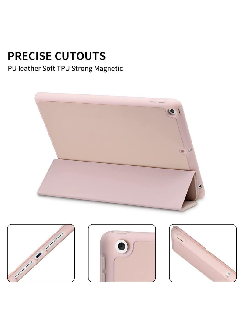 ELTRAZONE - iPad 9th/8th/7th Generation case (2021/2020/2019) iPad 10.2-Inch Case with Pencil Holder [Sleep/Wake] Slim Soft TPU Back Smart Magnetic Stand Protective Cover Cases - Image 1