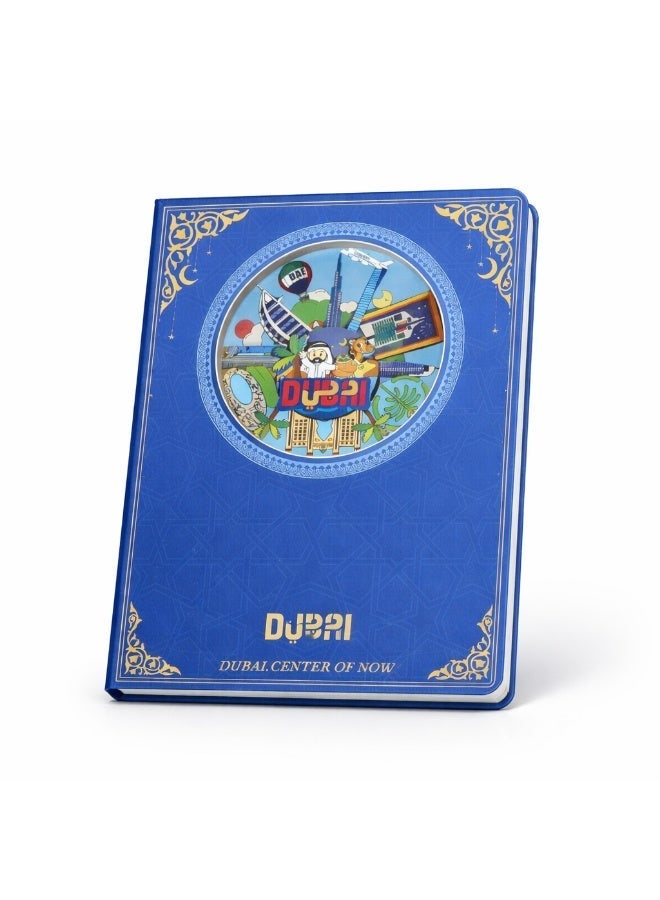 Rotating Dubai 3D Papercut Notebook – UAE Souvenir Gift - Image 2