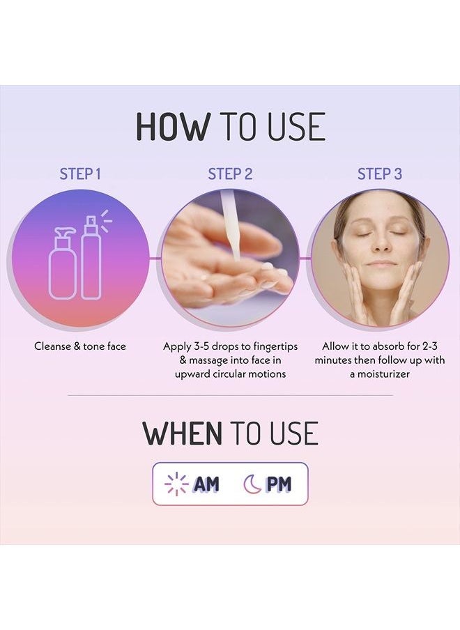 Eve Hansen - Hyaluronic Acid Serum for Face (2 oz) | Hydrating Face Serum with Vitamin C + E, Wrinkle Filler, Moisturizer, and Natural Plumper | Cruelty Free, Vegan Anti Aging Serum - Image 1
