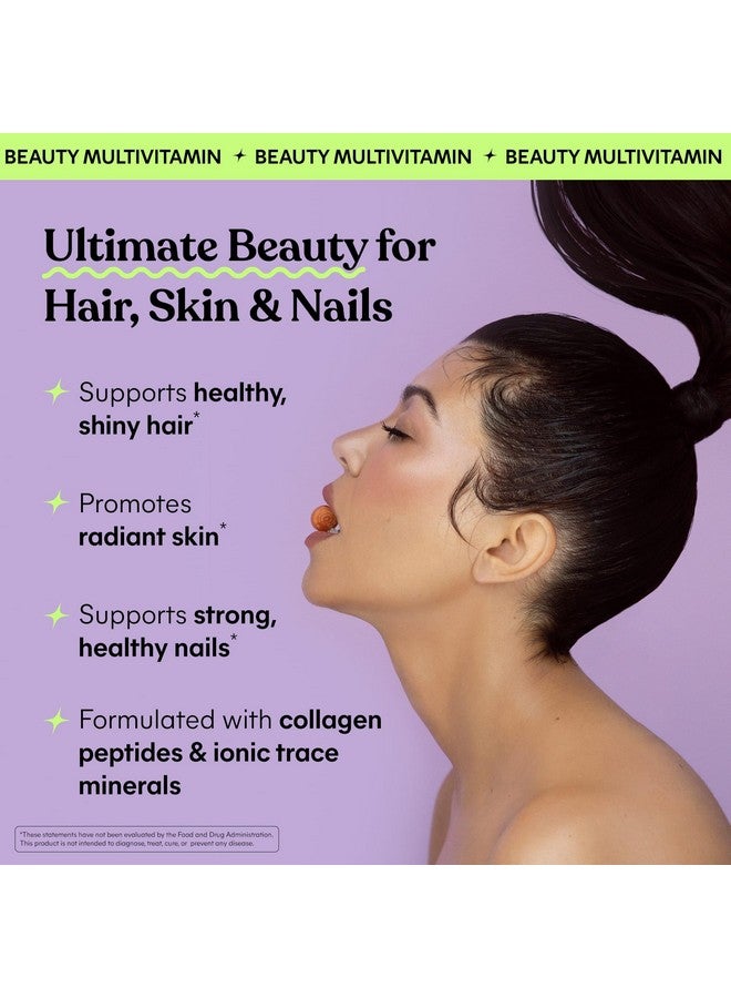 Lemme Glow Collagen Gummies for Thick Hair, Strong Nails & Healthy Skin with Multi-Collagen Peptides, Biotin, Trace Minerals, Zinc, Vitamins A, C & E, Dairy & Gluten Free, Peach Flavor, 60 ct. - Image 2