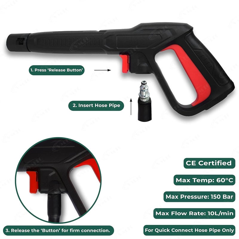 VMTC ملحق مسدس الزناد المتوافق مع غسالة السيارات عالية الضغط من بوش Aquatak/AQT - Image 4
