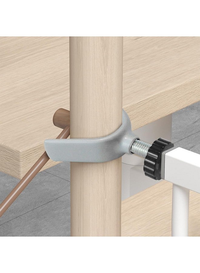 هيلفتي قضبان مغزل على شكل حرف Y قطعتان من قضبان سياج البوابة الملولبة، قضيب مغزل ملولب على شكل حرف Y، واقي درابزين سرير الأطفال، مسامير غير مثقبة، باب خلفي من مادة البولي فينيل كلوريد للأطفال، أعمدة درابزين الدرج - Image 3