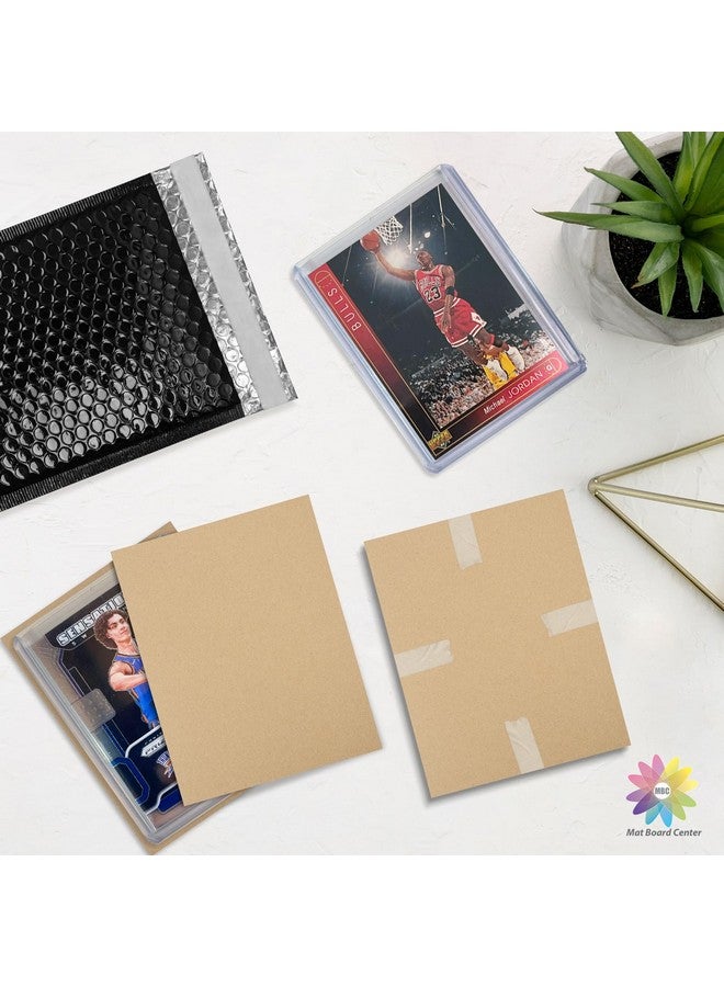 MBC MAT BOARD CENTER Mat Board Center, 200 Pack 3.5X4.5 Inch Corrugated Cardboard Sheets, Trading Card Shipping Protectors, Cardboard Dividers, Small Cardboard Sheets For Packaging Mailing, Diy Crafts - Image 5