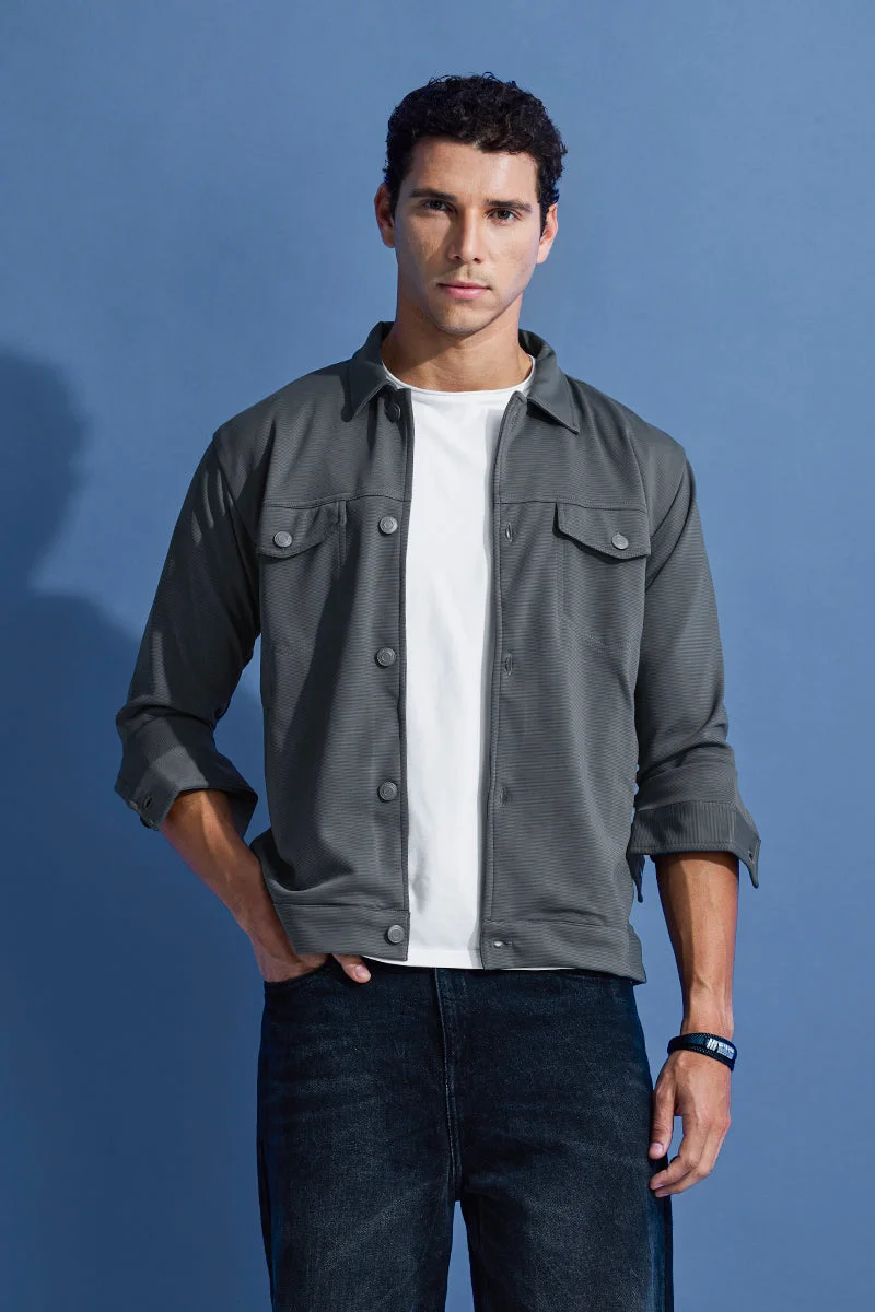 SNITCH Double Pocket Regular Fit Jacket