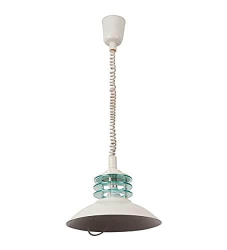 kinis Decorative Hanging Lamp/Pendant Lamp/Ceiling Light to Décor Home/Living Room/Bedroom/Cafe/Restaurants, B22 Holder, for Dinning Table, White (Pack of 1, with Bulb) - Image 5