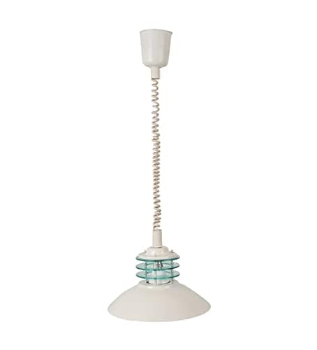 kinis Decorative Hanging Lamp/Pendant Lamp/Ceiling Light to Décor Home/Living Room/Bedroom/Cafe/Restaurants, B22 Holder, for Dinning Table, White (Pack of 1, with Bulb) - Image 4