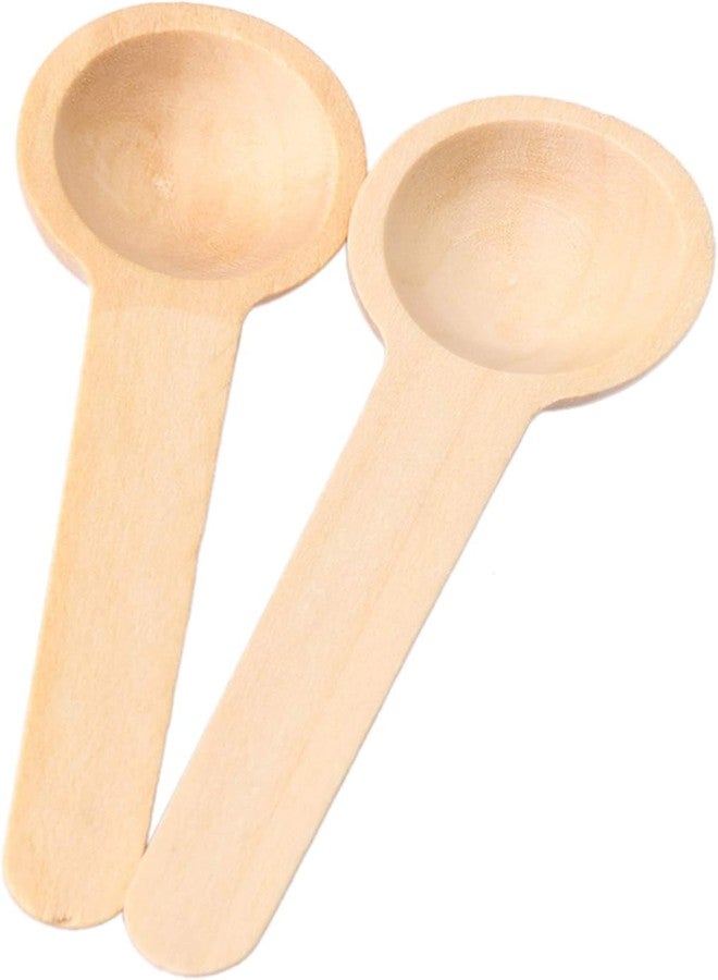 AKOAK 12 Pcs Mini Wooden Salt Spoon, Natural Wooden Spoon, Small Seasoning Spoon, for Spice Jars, Coffee, Jam, Condiments, Honey, Tea, Sugar, Kitchen Cooking - Image 1