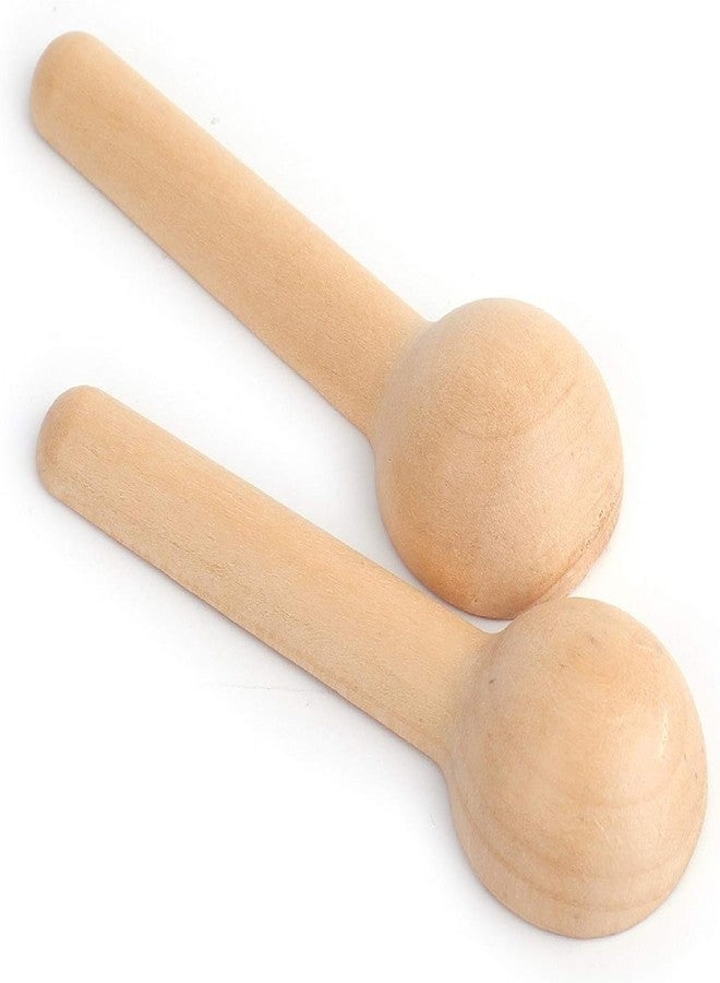 AKOAK 12 Pcs Mini Wooden Salt Spoon, Natural Wooden Spoon, Small Seasoning Spoon, for Spice Jars, Coffee, Jam, Condiments, Honey, Tea, Sugar, Kitchen Cooking - Image 2