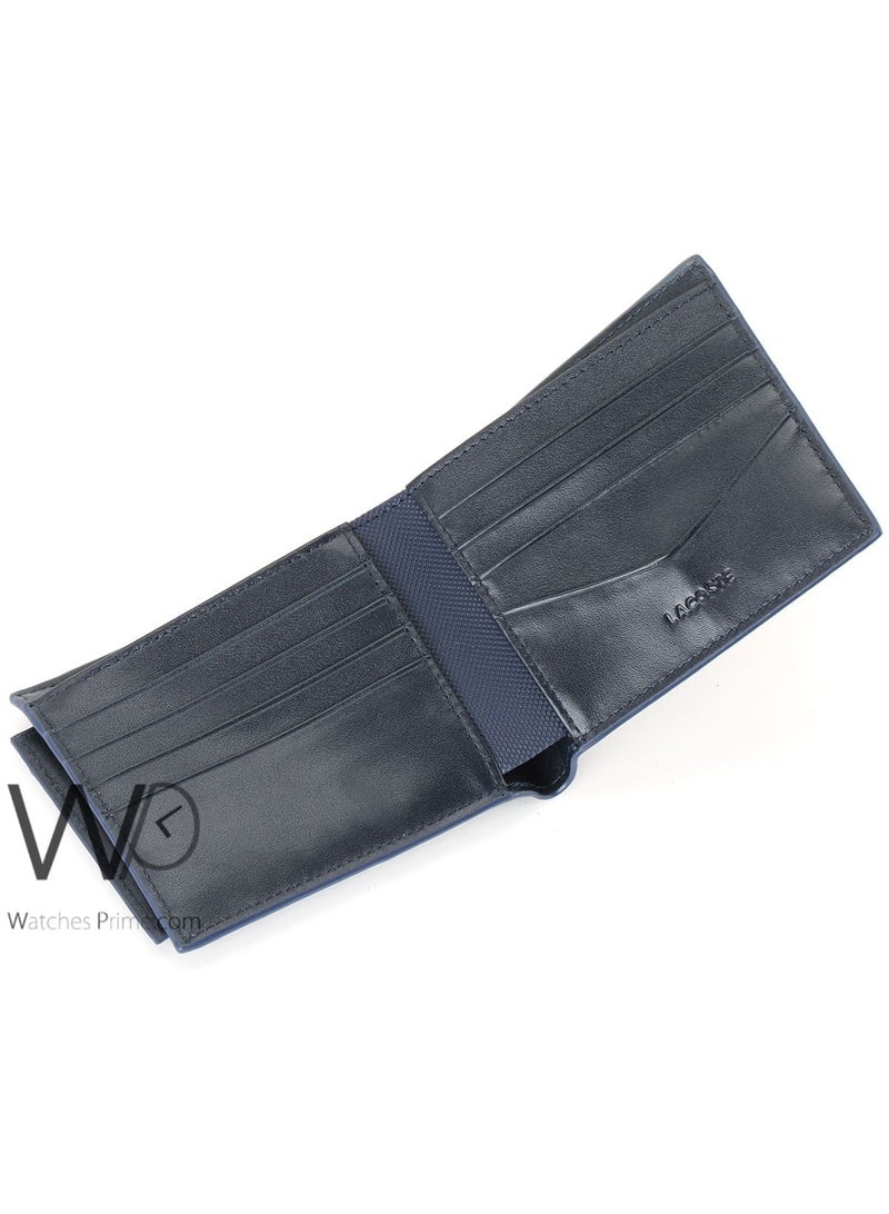 Lacoste Navy Blue Men's Wallet with Card Holder - Image 3