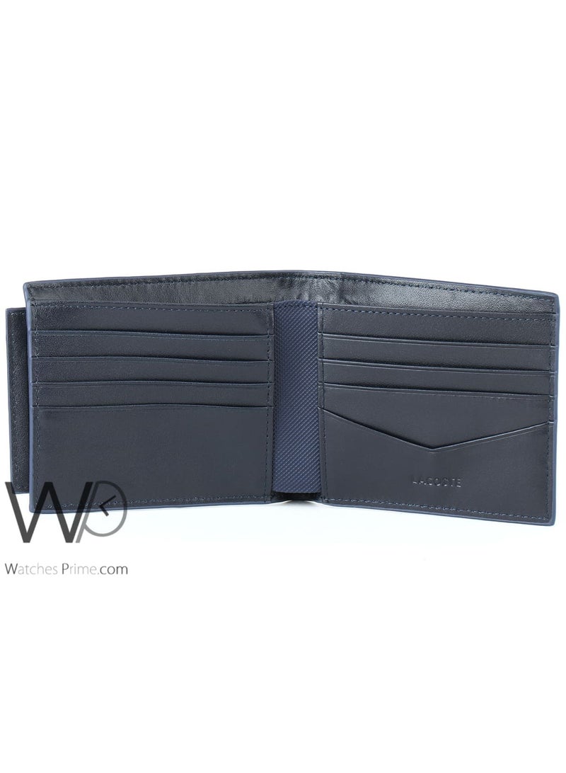 Lacoste Navy Blue Men's Wallet with Card Holder - Image 5