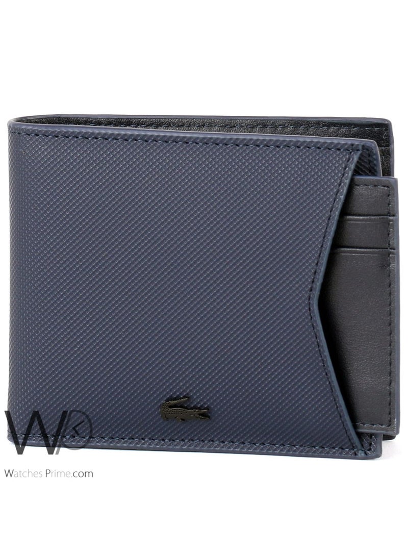 Lacoste Navy Blue Men's Wallet with Card Holder - Image 4