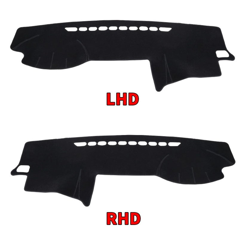 Dashboard Cover Pad For Toyota Land Cruiser Prado 120 J120 2003 2009 Black LHD - Image 3