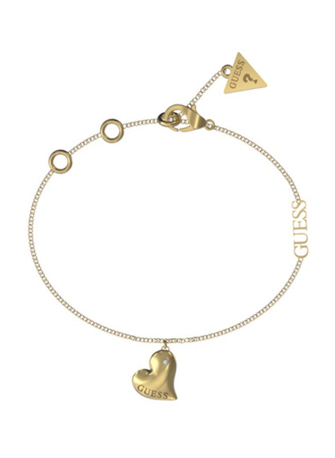 GUESS Fluid Heart Charm Bracelet