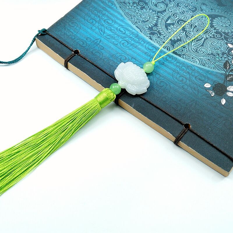 Generic Chinese Style Tassel Lotus Pendant Fruit Green 