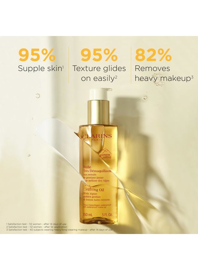 CLARINS Total Cleansing Oil | Removes Long-Wearing, Heavy and Waterproof Makeup and Pollutants | Preserves Skin's Microbiota | Easy Rinse | Safe For Use On Face, Eyes and Lips | Dermatologist Tested - Image 2