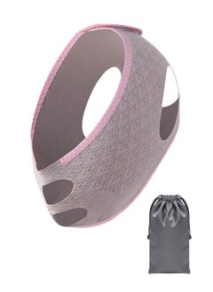 Syarme Double Chin Reducer, Face Slimming Strap, V-Shaped Mask Chin up Face Lifting Belt for Women and Men, for Anti Aging Wrinkle, Reducing Double Chin, Anti Snoring  - Image 1