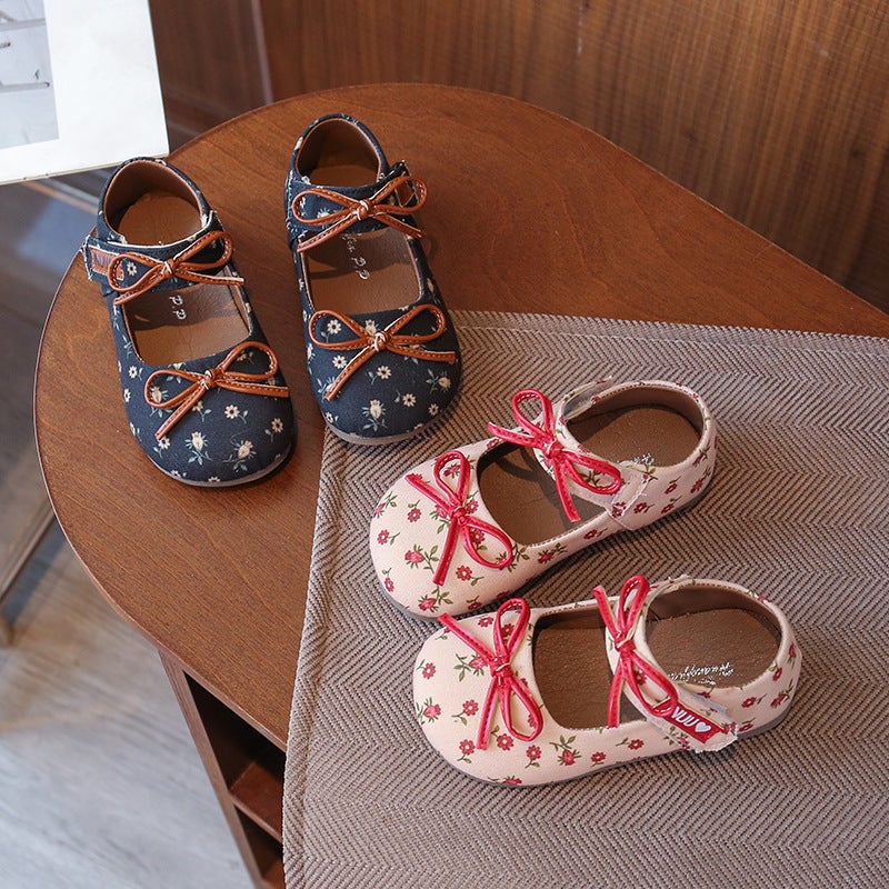 Girls'' Shoes 2026 Autumn Kids Princess Shoes Children''s Stylish Fashion Bow Leather Shoes Baby Country Style Single Shoes - Image 3