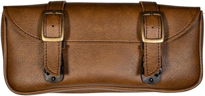 Dowco Willie & Max Brass Monkey Motorcycle Tool Bag - Warm Brown - Image 1