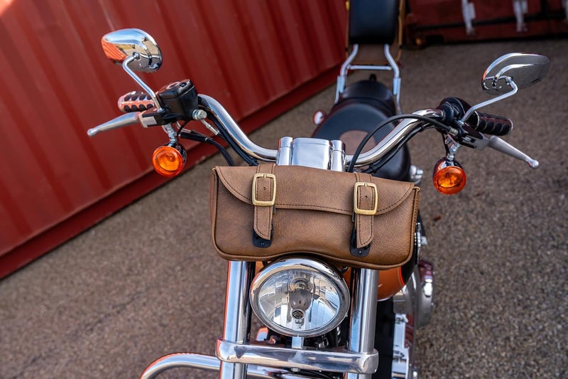 Dowco Willie & Max Brass Monkey Motorcycle Tool Bag - Warm Brown - Image 5