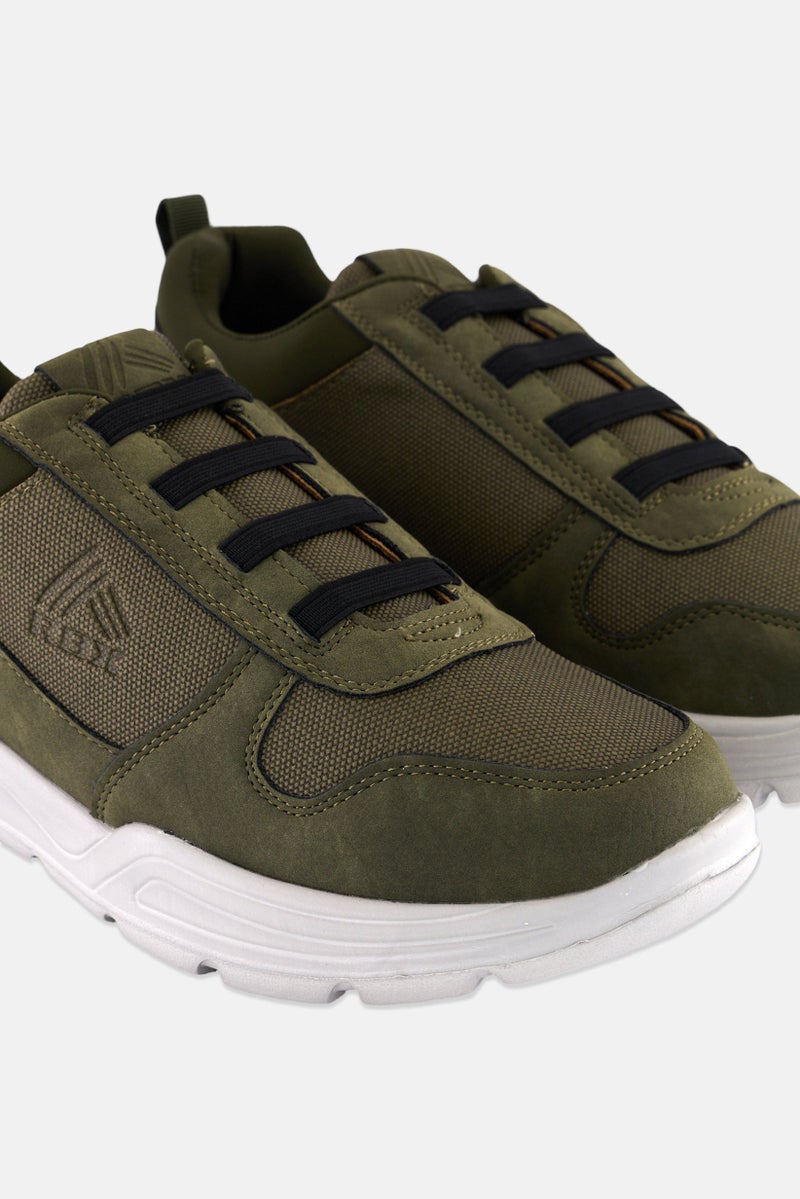 RBX Men Slip On Sports Shoes, Olive  - Image 3