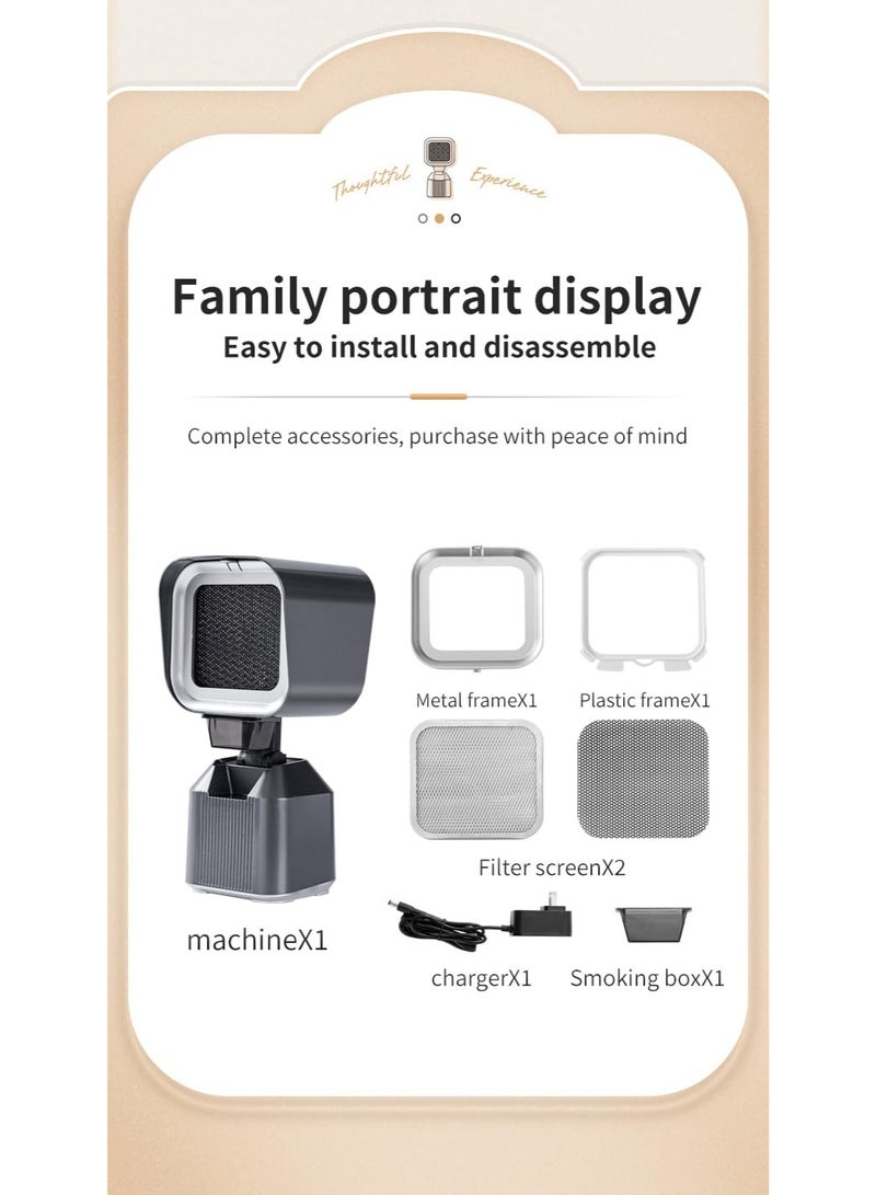 إم مياويان شفاط مطبخ صغير، شفاط مطبخ صغير للاستخدام المنزلي، فلتر ألومنيوم قابل للفصل، كوب سهل التنظيف لجمع الزيت، سرعتان للرياح قابلتان للتعديل، للطهي الداخلي، الشواء، القدر الساخن، مطابخ السيارات الترفيهية، أسود - Image 5