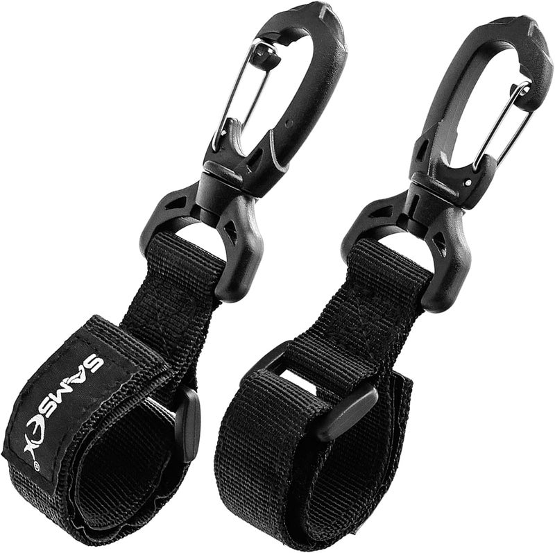 SAMSFX Adjustable Kayak Paddle Holder, Board Accessories, Inflatable Boat Storage, Set of Rod or Paddle Clip Holders - Image 1