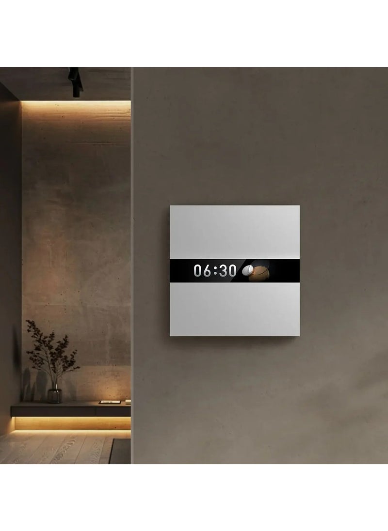 Aqara - Aqara Display Switch V1 EU (4 Gang 2 Channel with Neutral), Smart Switch with LCD Display Screen, Supports Apple Home, Alexa and Google Home, SmartThings via Matter Bridge, Requires Aqara Zigbee Hub - Image 1
