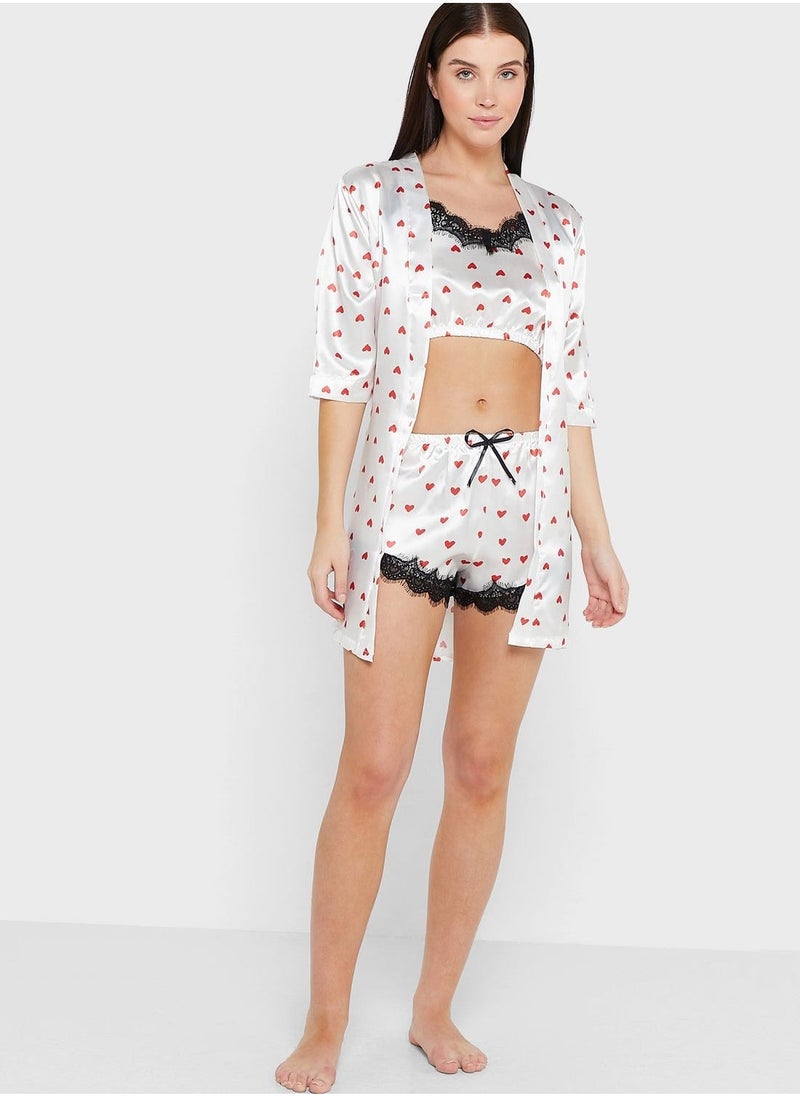 3 Piece Nightwear Set - Image 1