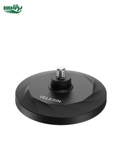 TELESIN Magnetic Base With 1/4 Inch Interface for DJI Pocket 3 / Insta360 Camera & Smart Phones Without Suction Cup Base