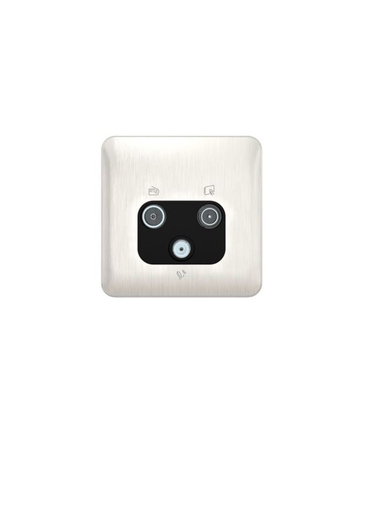 شنايدر إلكتريك Schneider Electric GGBL7081BSSS Lisse - TV / FM / SAT - ثلاثي الفولاذ المقاوم للصدأ مع الداخلية السوداء - Image 1