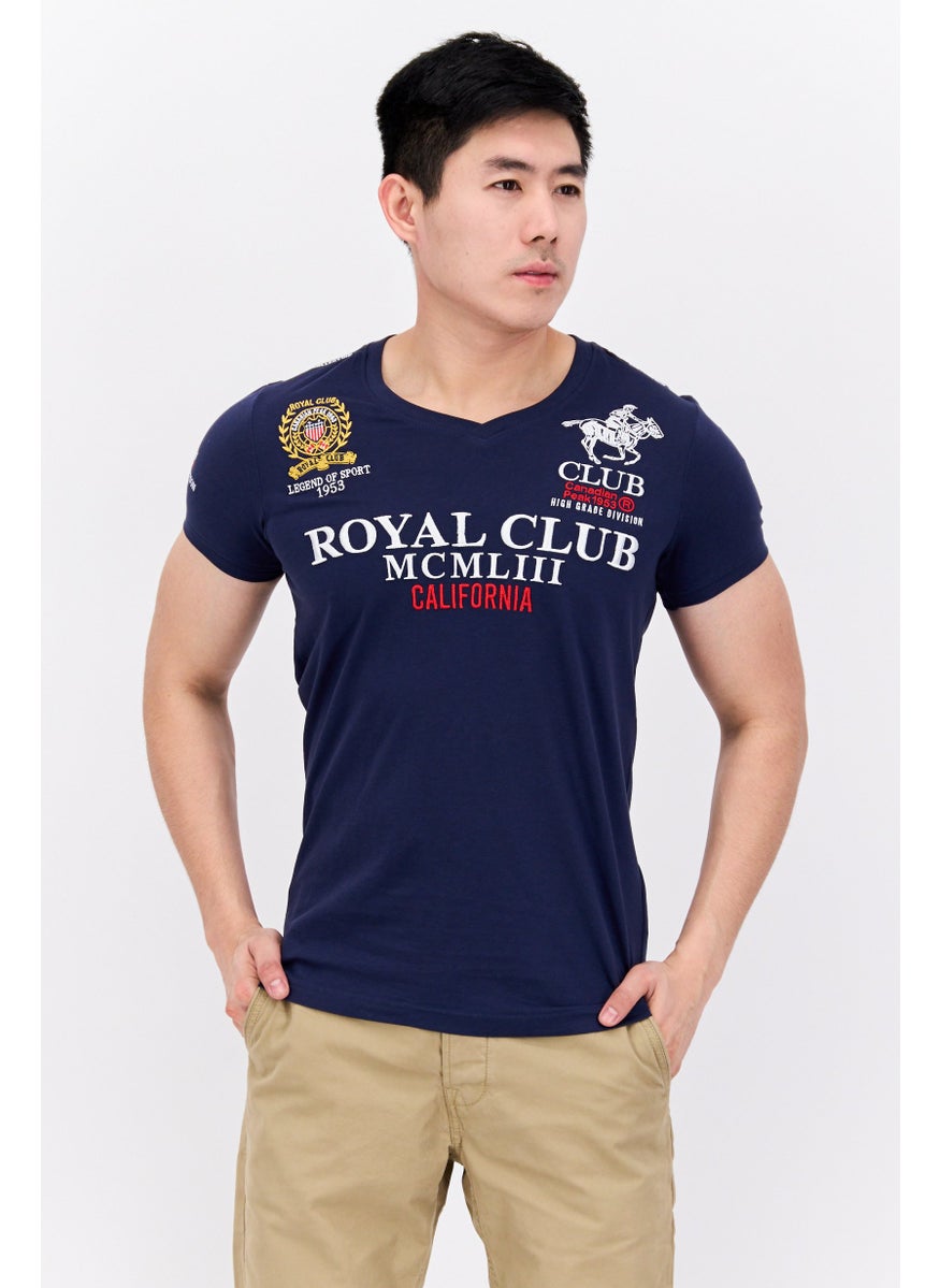 Men V Neck Short Sleeves Graphic Printed T-Shirt, Navy Combo - pzsku/Z7DC22F6C725629469AF5Z/45/_/1737642533/567a72f2-fd47-42a8-a455-b3990cc76e50