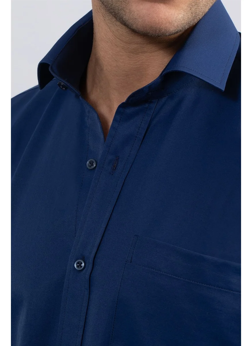 Tudors Classic Fit Relaxed Cut Plain Men's Shirt