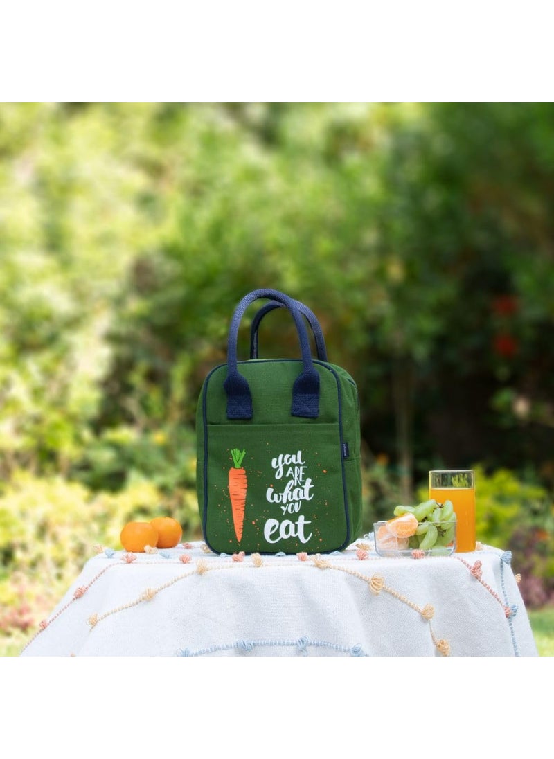 EcoRight Eco Right Lunch Bags for Office Women Lunch Bag for Men Insulated Lunch Bag for Kids Office Lunch Bag with Bottle Holder Carry Handle Pocket  - Image 2